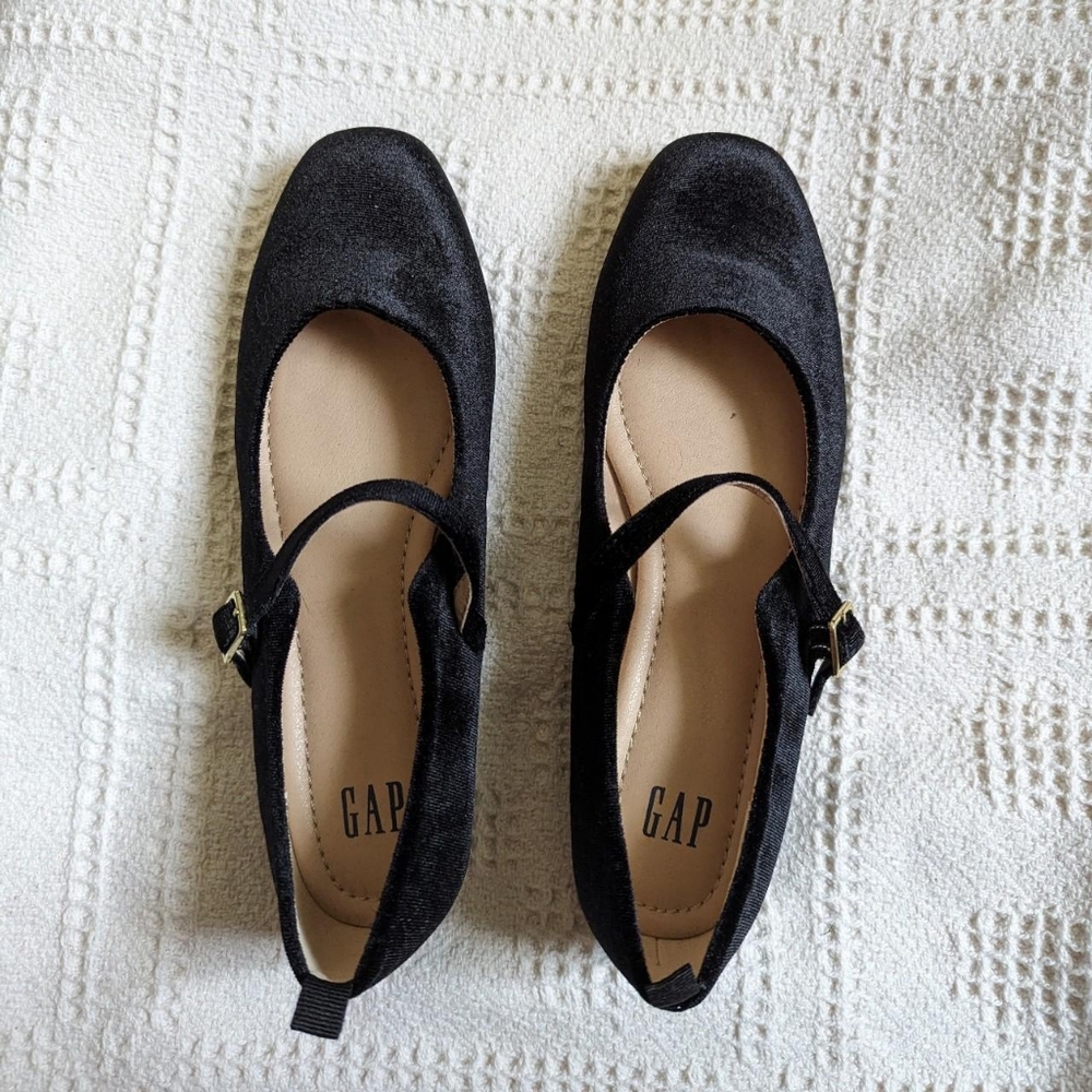 velvet mary jane flats
